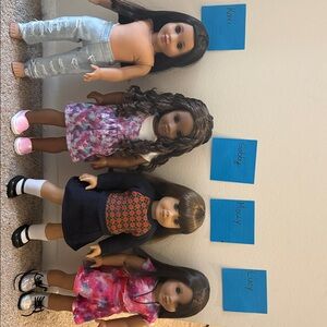 Colorful Fashion Doll Set